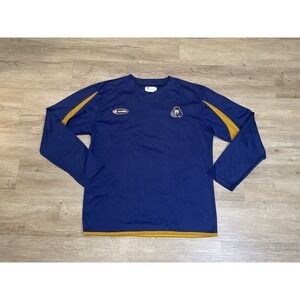 VTG Lotto Mens Sz S Pumas UNAM Navy Blue Soccer Jersey Long Sleeve